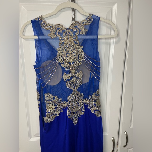 SP Navy Blue Prom Dress - Picture 2 of 4